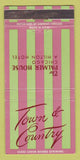 Matchbook Cover - Palmer House Hilton Hotel Chicago IL Town & Country 30 Strike