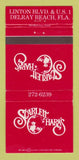 Matchbook Cover - Scarlett O'Hara's Delray Beach CA 30 Strike