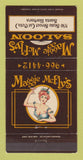 Matchbook Cover - Maggie McFly's Saloon Santa Barbara CA 30 Strike