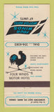 Matchbook Cover - Four Winds Motor Inn Sault Ste Marie ON 30 Strike