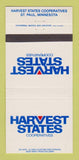 Matchbook Cover - Harvest States COOP St Paul MN 30 Strike