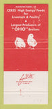 Matchbook Cover - Ceres Supply Massillon OH 30 Strike