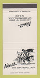 Matchbook Cover - Nena's Restaurant San Bernardino CA Mexican 30 Strike