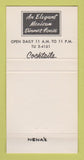 Matchbook Cover - Nena's Restaurant San Bernardino CA Mexican 30 Strike