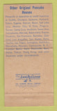 Matchbook Cover - Original Pancake House Portland OR 30 Strike
