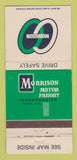 Matchbook Cover - Morrison Motor Freight Trucking Akron OH WEAR 30 Strike