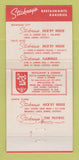 Matchbook Cover - Stickney's Restaurant Redwood City Palo Alto CA 30 Strike