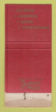 Matchbook Cover - Bob Burns Restaurant Newport Beach CA 30 Strike