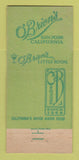 Matchbook Cover - O'Brien's Restaurant San Jose CA 30 Stick