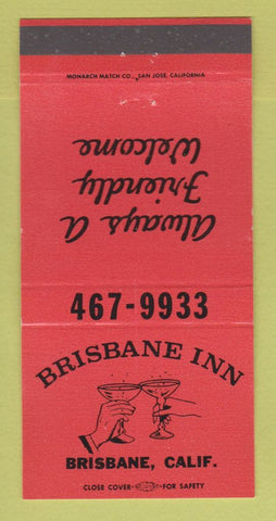 Matchbook Cover - Brisbane Inn CA 30 Strike