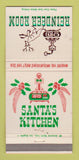 Matchbook Cover - Santa's Kitchen Restaurant Santa Barbara CA WEAR 30 Strike