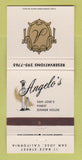 Matchbook Cover - Angelo's Restaurant San Jose CA WEAR 30 Strike
