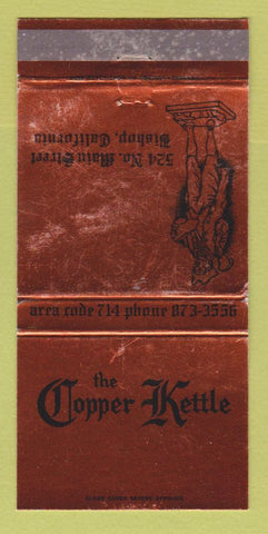 Matchbook Cover - Copper Kettle Bishop CA Restaurant WEAR 30 Strike
