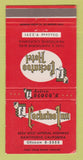 Matchbook Cover - Cockatoo Inn Hawthorne CA 30 Strike