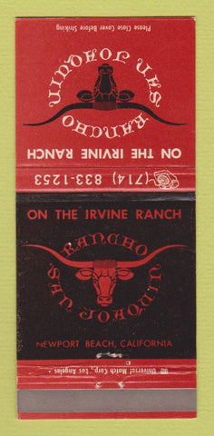 Matchbook Cover - Rancho San Joaquin Newport Beach CA  30 Strike