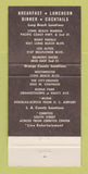 Matchbook Cover - Hof's Hut Long Beach Los Altos Buena Park CA 30 Strike