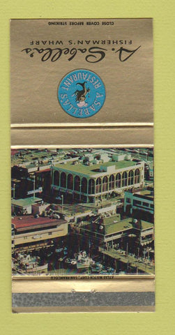 Matchbook Cover - A Sabella's Fisherman's Wharf San Francisco CA 30 Strike