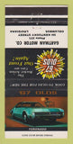 Matchbook Cover - 1967 Oldsmobile Toronado Gartman Columbus LA 30 Strike