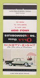 Matchbook Cover - 1956 Oldsmobile Arnold Groff Quarryville PA 30 Strike