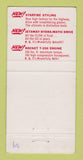 Matchbook Cover - 1956 Oldsmobile Arnold Groff Quarryville PA 30 Strike