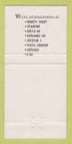 Matchbook Cover - 1965 Oldsmobile Crawfordsville IN 30 Strike
