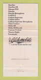 Matchbook Cover - 1977 Oldsmobile Valley Cadillac Roanoke VA  30 Strike