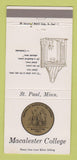 Matchbook Cover - Macalester College St Paul MN 30 Strike