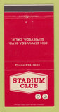 Matchbook Cover - Stadium Club Sepulveda CA 30 Strike