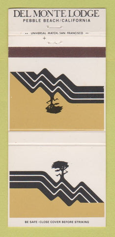 Matchbook Cover - Del Monte Lodge Pebble Beach CA 30 Strike