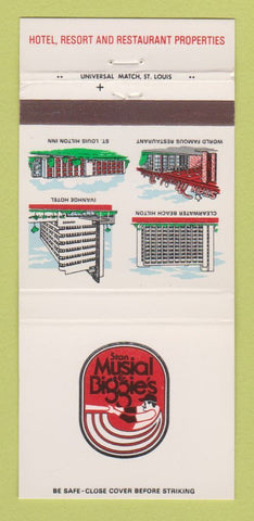 Matchbook Cover - Stan Musial Biggie's ST Louis MO Baseball 30 Strike