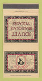 Matchbook Cover - Jouvet Ceaujolais Villages 30 Strike