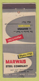 Matchbook Cover - Marwais Steel Los Angeles CA 30 Stick