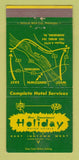 Matchbook Cover - Holiday Motor Hotels Harrisburg PA 30 Strike