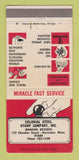 Matchbook Cover - Colonial Steel Stamp Worcester MA 30 Strike