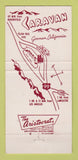 Matchbook Cover - Caravan Gorman CA Restaurant 30 Strike