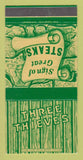Matchbook Cover - Three Thieves Colorado Spprings 30 Strike
