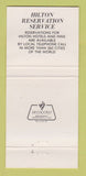 Matchbook Cover - French Garden Bar New Orleans LA Hilton 30 Strike