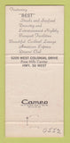 Matchbook Cover - Stirrup Cup Restaurant Orlando FL 30 Strike