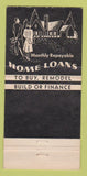 Matchbook Cover - Cambridge Loan Building Company Cambridge OH 30 Strike
