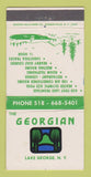 Matchbook Cover - Georgian Lake George NY 30 Strike