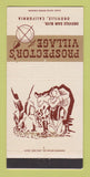 Matchbook Cover - Prospector's Village Oroville CA 30 Strike