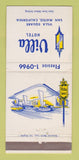Matchbook Cover - Villa Hotel San Mateo CA 30 Strike