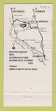 Matchbook Cover - California Valley Lodge Bountiful CA 30 Strike