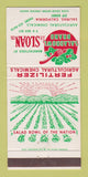 Matchbook Cover - Salad Bowl Brand Agricultural Chemical Salinas CA 30 Strike