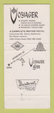 Matchbook Cover - Voyager Inn Davis CA 30 Strike