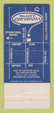 Matchbook Cover - Walker's Caravan Motor Hotel Inglewood CA WEAR 30 Strike
