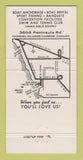 Matchbook Cover - Lobster Trap Casa Sirena Motor Hotel Oxnard CA 30 Strike