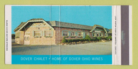 Matchbook Cover - Dover Chalet Westlake OH 30 Strike