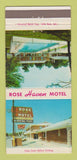 Matchbook Cover - Rose Haven Motel El Dorado AR 30 Strike