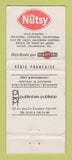 Matchbook Cover - Martini Liquor France Ouest Hotel Coq WEAR 30 Strike